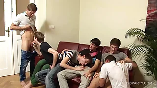 Twink Bareback Gangbang Sex Orgy